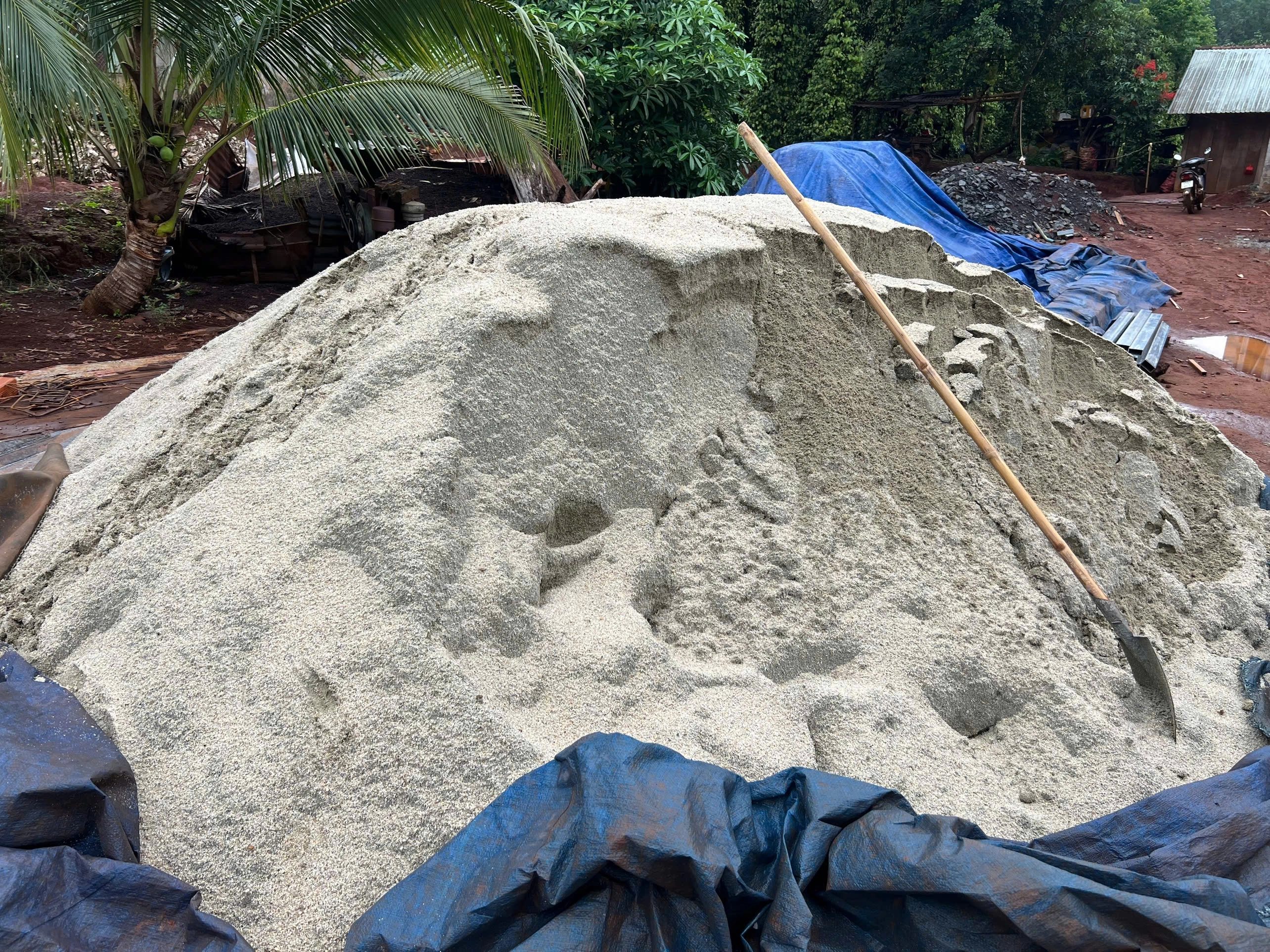 Cát giao cho công trình tư nhân