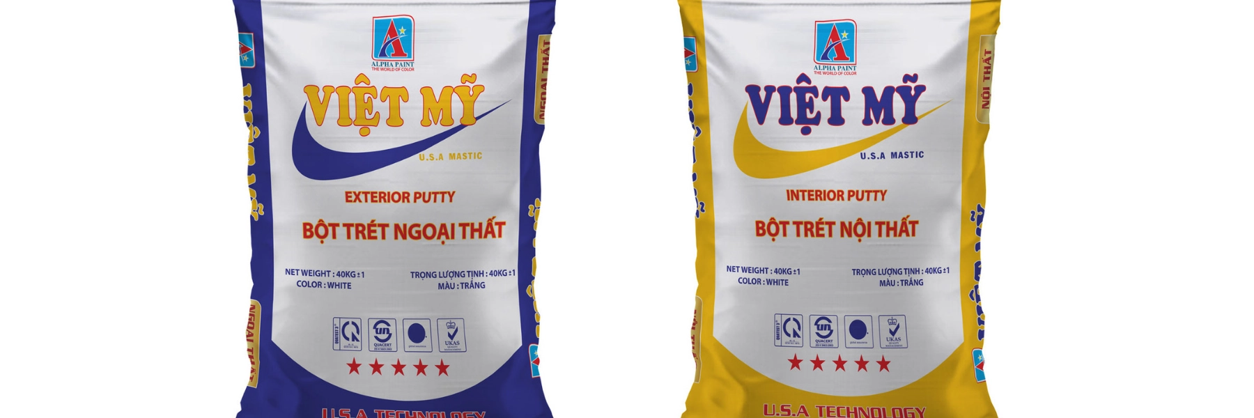 bột trét việt mỹ ngoại thất bột trét việt mỹ nội thất, bột trét tường