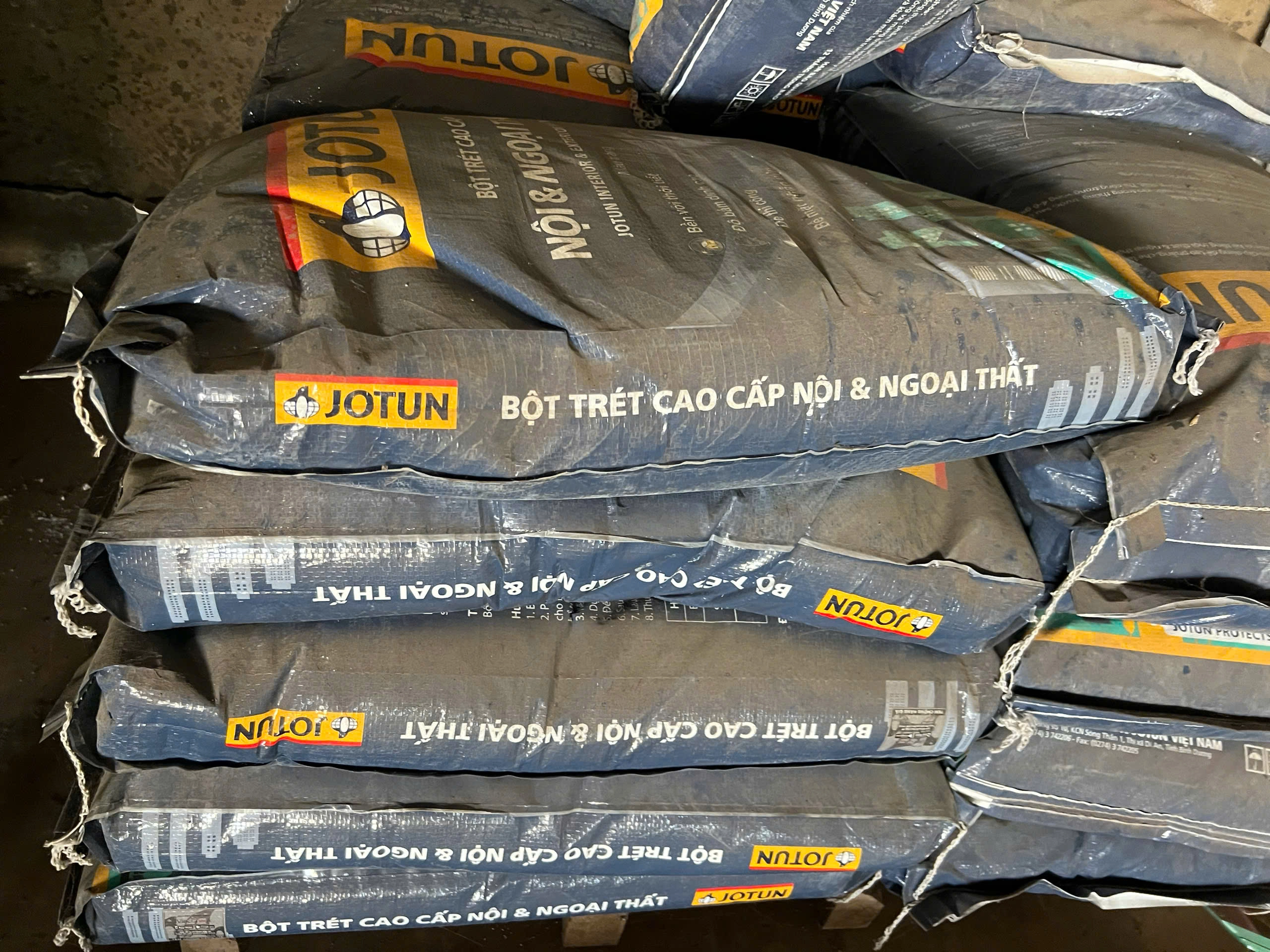 bột trét Jotun ngoại thất, bột trét tường